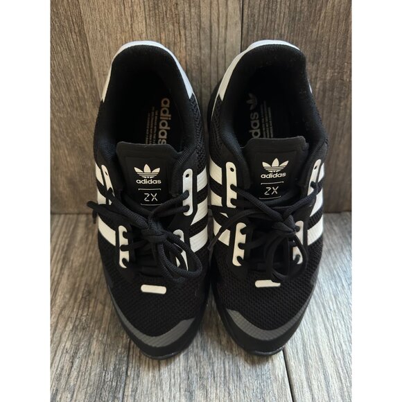 ADIDAS MEN'S ORIGINALS ZX 1K BOOST SNEAKERS Size 8.5 BLACK WHITE LHG 029003 - Picture 9 of 12